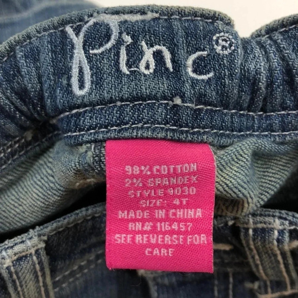 PINC EUC GIRLS BLUE JEAN SKIRT SIZE 4T - Picture 7 of 8
